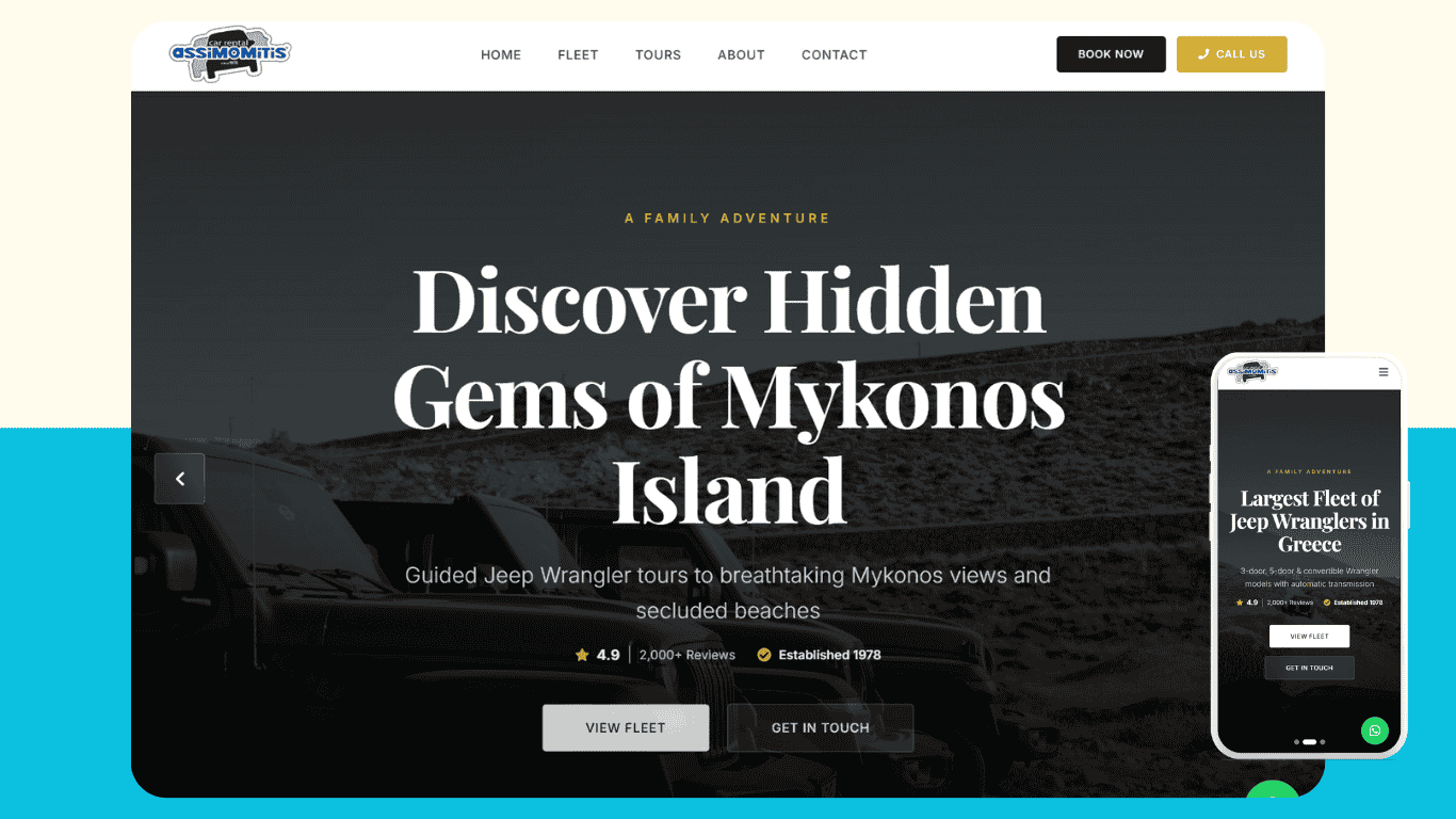 Mykonos Rent A Wrangler