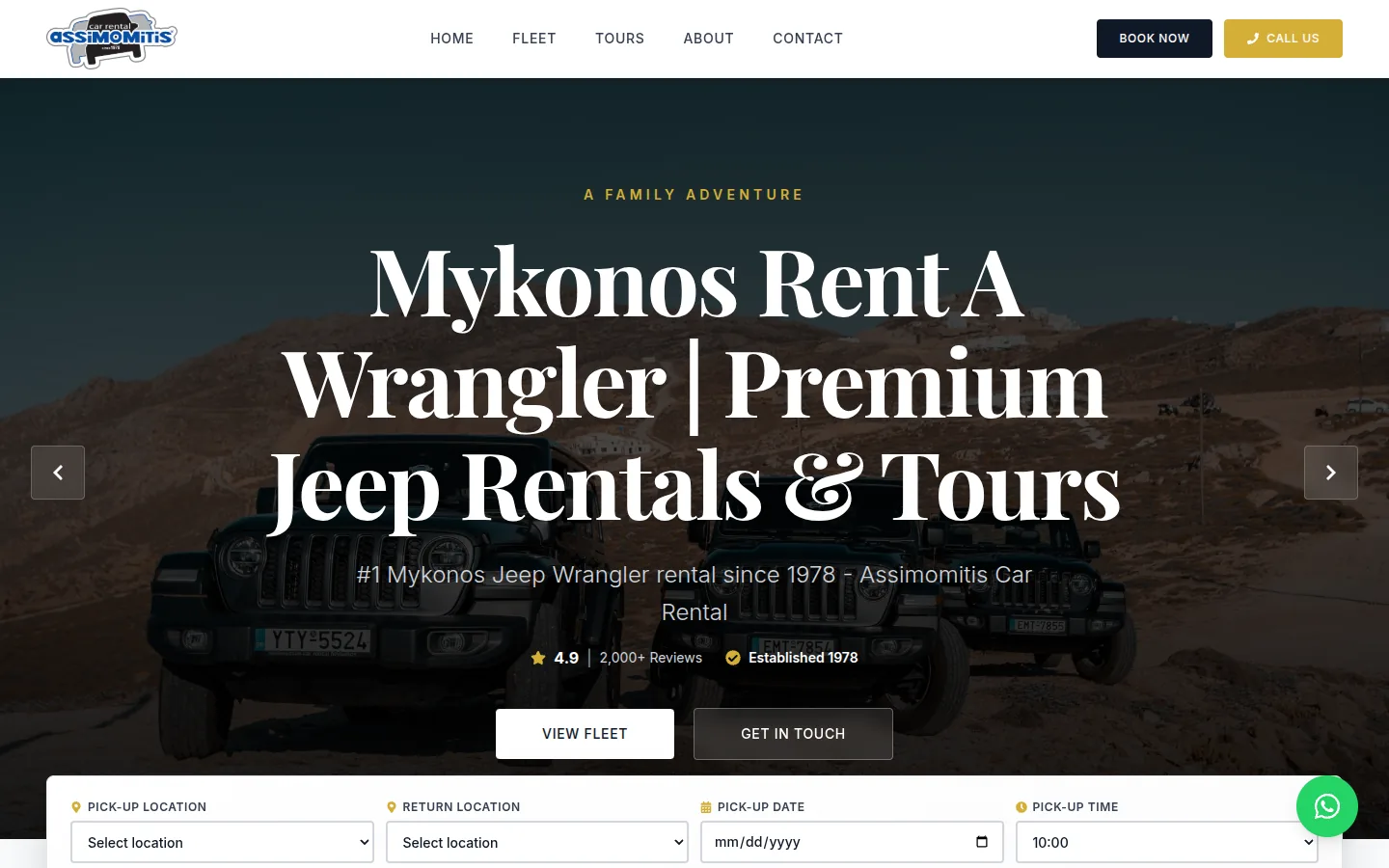 Mykonos Rent A Wrangler